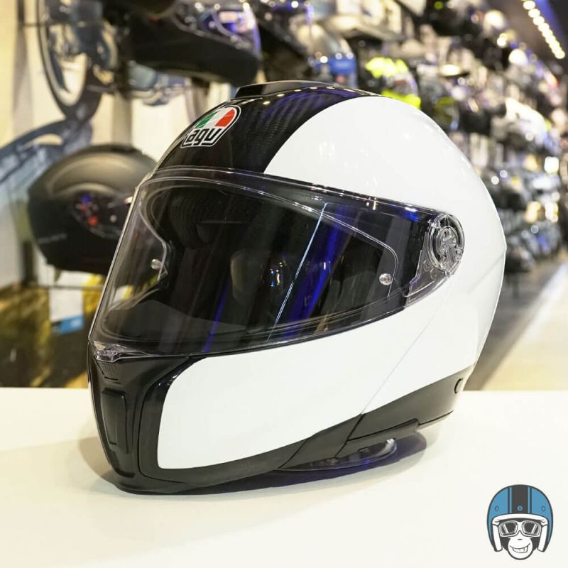 AGV Sportmodular Carbon White 004 Voordeelhelmen Nl