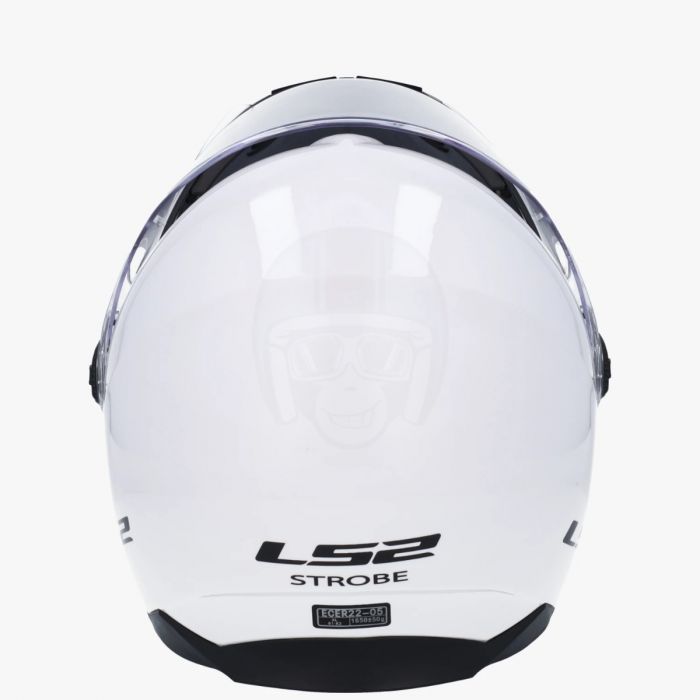 LS2 FF325 Strobe Gloss White Voordeelhelmen Nl