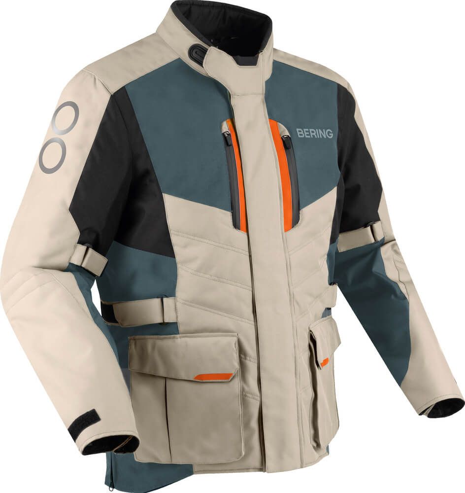 Bering Siberia Jacket Beige Grey Orange Voordeelhelmen