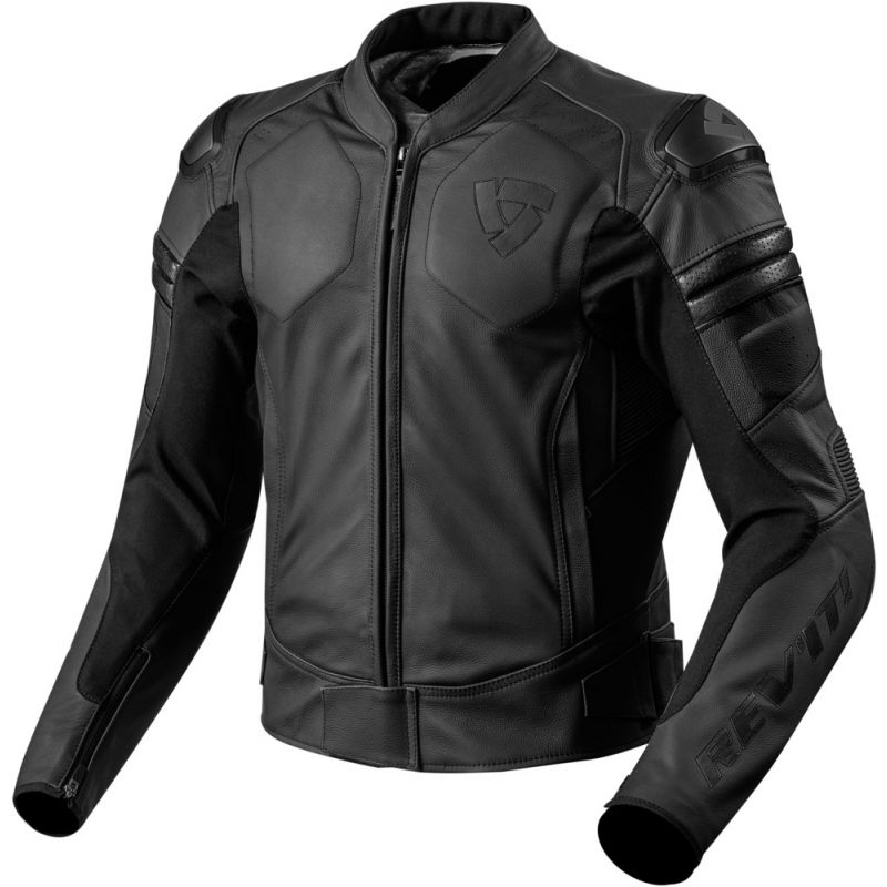 akira black leather jacket