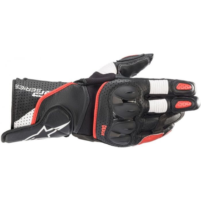 Alpinestars SP 2 V3 Gloves Black White Bright Red 1304