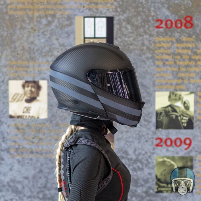 EM MOTO  AGV SPORTMODULAR DARK REFRACTIVE CARBON/BLACK