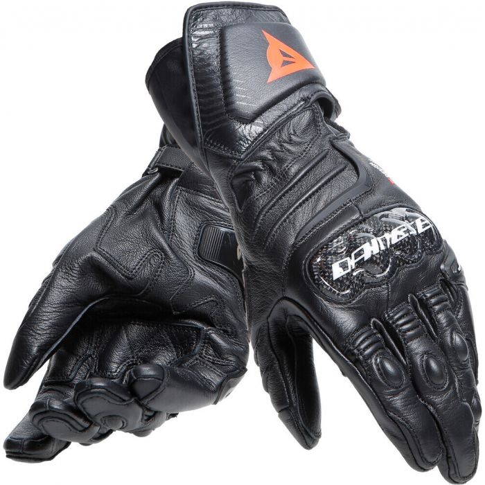 Dainese Carbon 4 Long Leather Gloves Black 691 Voordeelhelmen