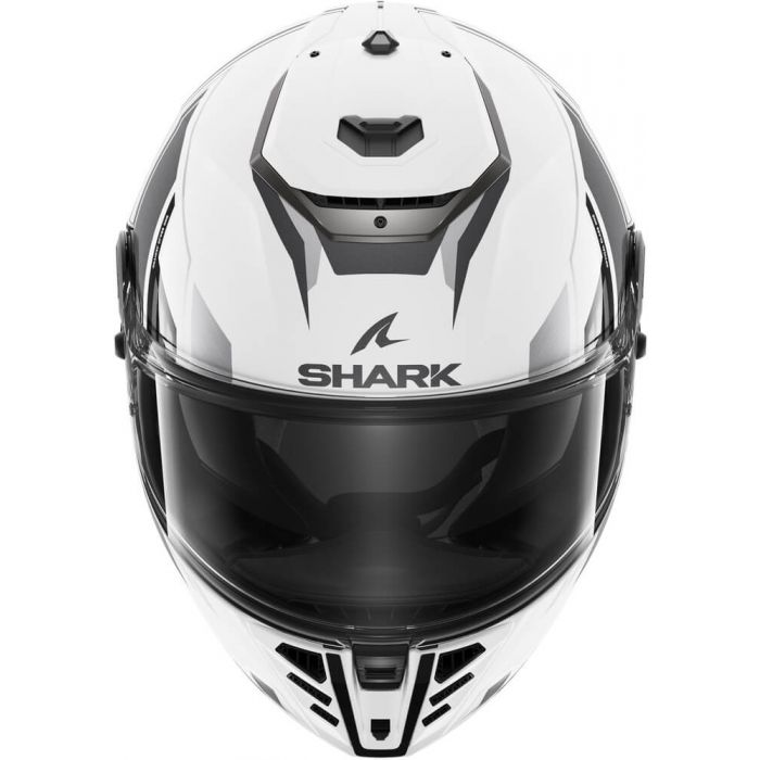 CASCO SHARK SPARTAN RS CARBON SHAWN MAT BLACK WHITE DKS