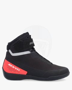 REV'IT Mission Shoes Black/Neon Red