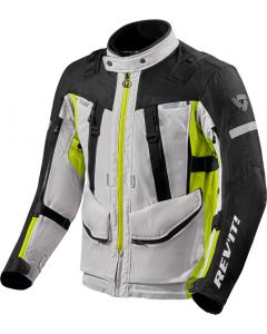 REV'IT Sand 4 H2O Jacket Silver/Neon Yellow