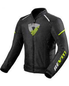 REV'IT Sprint H2O Jacket Black/Neon Yellow