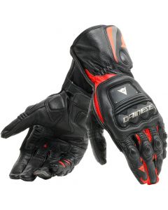 Dainese Steel-Pro Gloves Black/Fluo Red 628