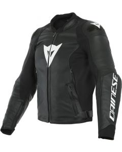 Dainese Sport Pro Leather Jacket Black/White 622