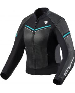 REV'IT Median Ladies Jacket Black/Turquoise