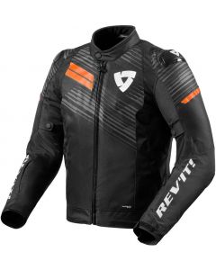 REV'IT Apex H2O Jacket Black/Neon Orange