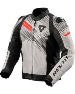 REV'IT Apex H2O Jacket Light Grey/Neon Red