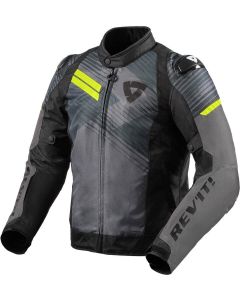 REV'IT Apex H2O Jacket Anthracite/Neon Yellow