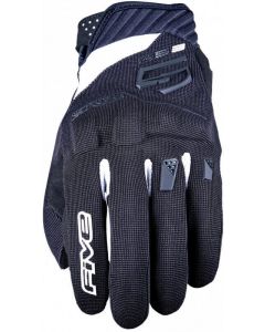 Five RS3 Evo Kid Gloves Black/White 120