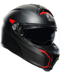 AGV Tourmodular Frequency Matt Gunmetal/Red 005