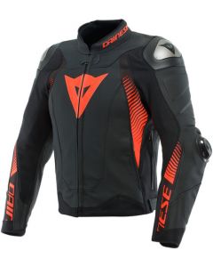 Dainese Super Speed 4 Leather Jacket Fluo Red 51G