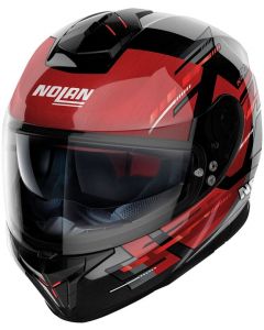 Nolan N80-8 Meteor Metal Black/Red 068