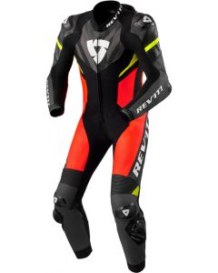 REV'IT Hyperspeed 2 One Piece Black/Neon Red