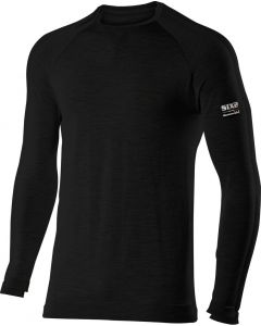 SIXS Merino Wool long-sleeve jersey Black