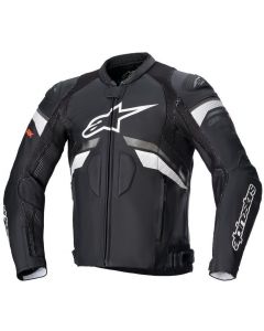 Alpinestars GP Plus R V3 Rideknit Leather Jacket Black White 12