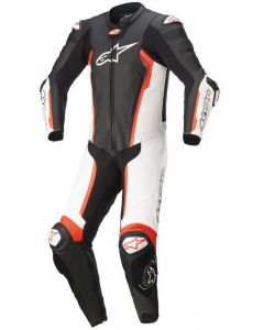 Alpinestars Missile V2 Leather One Piece Black White Red Fluo 1231