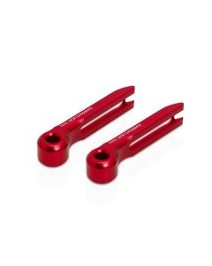 Kit End Levers Aluminum Red (Pair) N1027/R