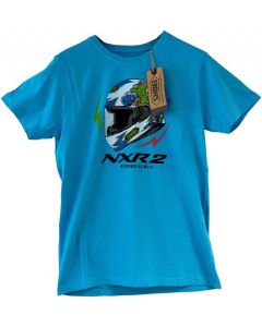 Shoei T-Shirt NXR2 MURAL BLUE - MAN NXR2 Mural Blue Man