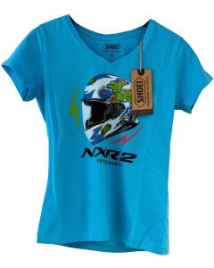 Shoei T-Shirt NXR2 MURAL BLUE - WOMAN NXR2 Mural Blue Woman