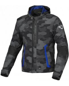 Macna Riggor Waterproof Jacket Black/Blue