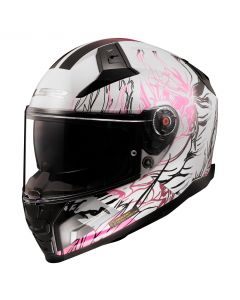 LS2 FF811 Vector II Darflo Gloss White Pink 06