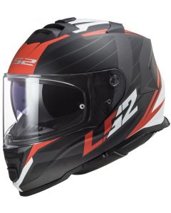 LS2 FF800 Storm II Nerve Matt Black Red