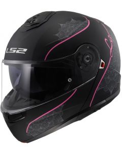 LS2 FF908 Strobe II Lux Mat Black Pink