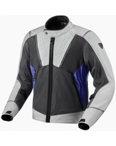 REV'IT Airwave 4 Jacket Light Grey/Blue