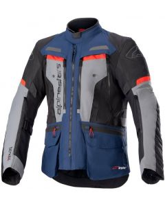 Alpinestars Bogota' Pro Drystar Jacket Dark Blue Black Bright Red 7093