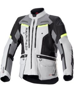 Alpinestars Bogota' Pro Drystar Jacket Ice Gray Dark Gray Yellow Fluo 9195