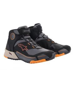 Alpinestars CR-X Drystar Riding Shoes Black Light Brown Orange 1284