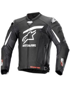 Alpinestars GP Plus R V4 Rideknit Leather Jacket Black White 12