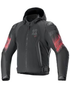 Alpinestars Zaca Air Venom Waterproof Jacket Black Bright Red 1303