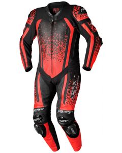 RST Pro Series Evo Airbag CE Men Leather Suit  Flo Red/Black/Flo Red