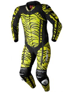 RST Pro Series Evo Airbag CE Men Leather Suit  Tiger Flo