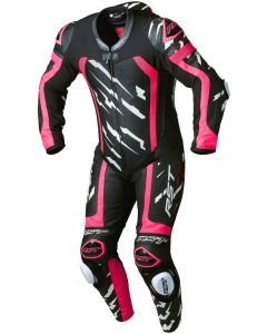 RST Pro Series Evo Airbag CE Men Leather Suit Lightning Pink