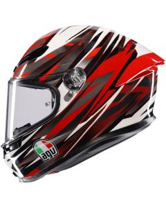 AGV K6 S Reeval White/Red/Grey 023