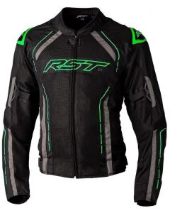 RST RST S1 Mesh CE Textile Jacket Black/Neon Green