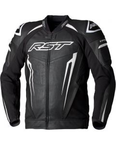 RST RST TracTech Evo 5 Men Leather Jacket White/Black