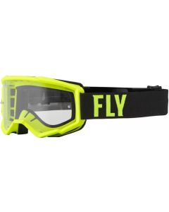 FLY RACING Focus Goggle Hi-Vis/Black - Clear Lens