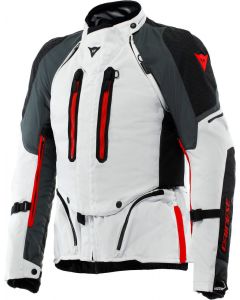 Dainese Super Adventure D-Dry Absoluteshell Jacket Glacier-Grey/Iron-Gate/Red 29J