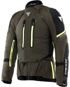 Dainese Super Adventure D-Dry Absoluteshell Jacket Tarmac/Black/Fluo Yellow 39J