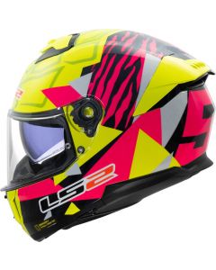 LS2 FF808 Stream II Tiger H-V Yellow Pink