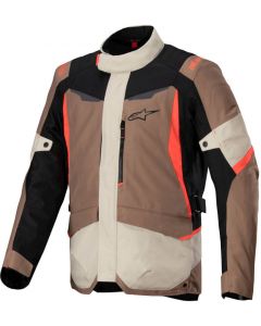 Alpinestars ST-1 Waterproof Jacket Dark Khaki/Sand/Black/Red Fluo 866