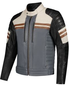 Rusty Stitches Steve Jacket Black/Beig/Grey/Maro 934